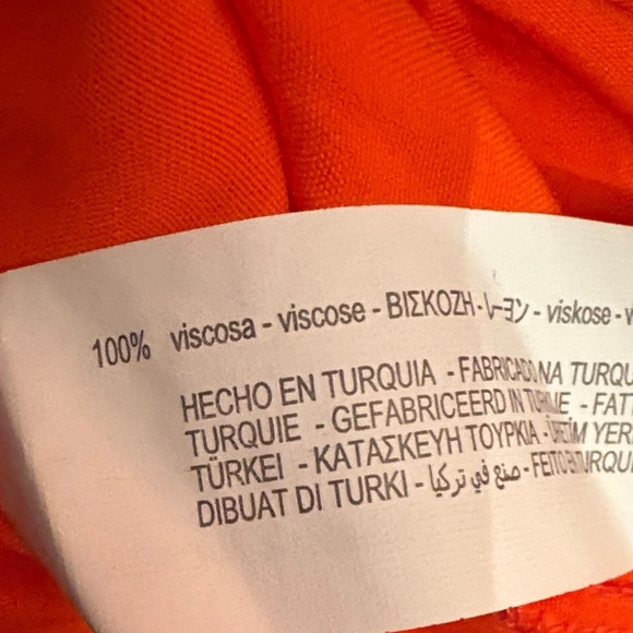 Zara Orange Midi Dress - Picture 4 of 4